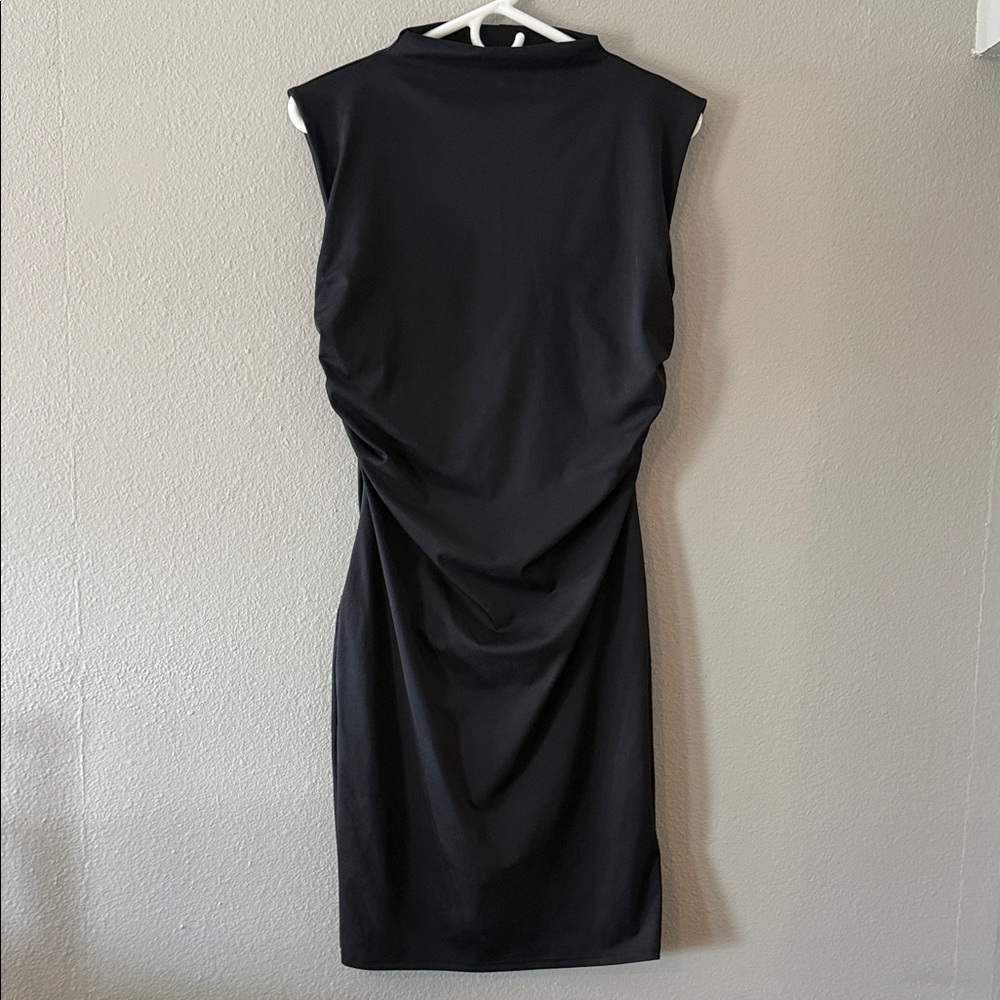 Nine West Black Sleeveless Bodycon Dress